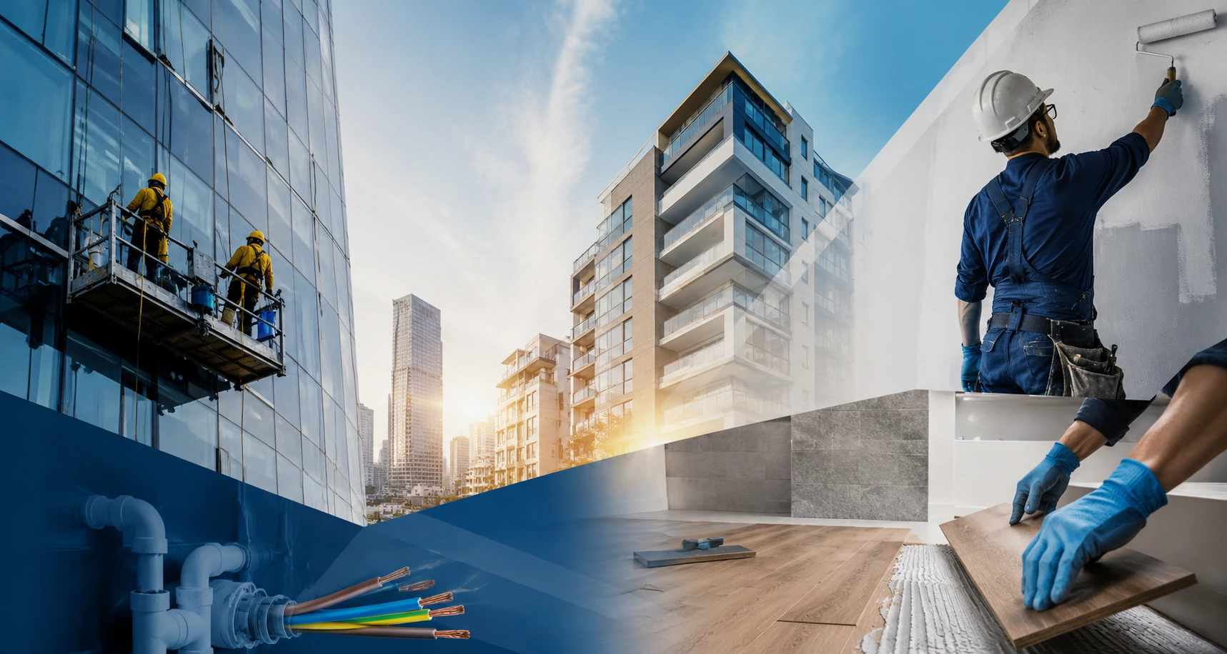 Serviços de reformas, pintura predial e lavagem predial da HIGIECON Engenharia em Curitiba
